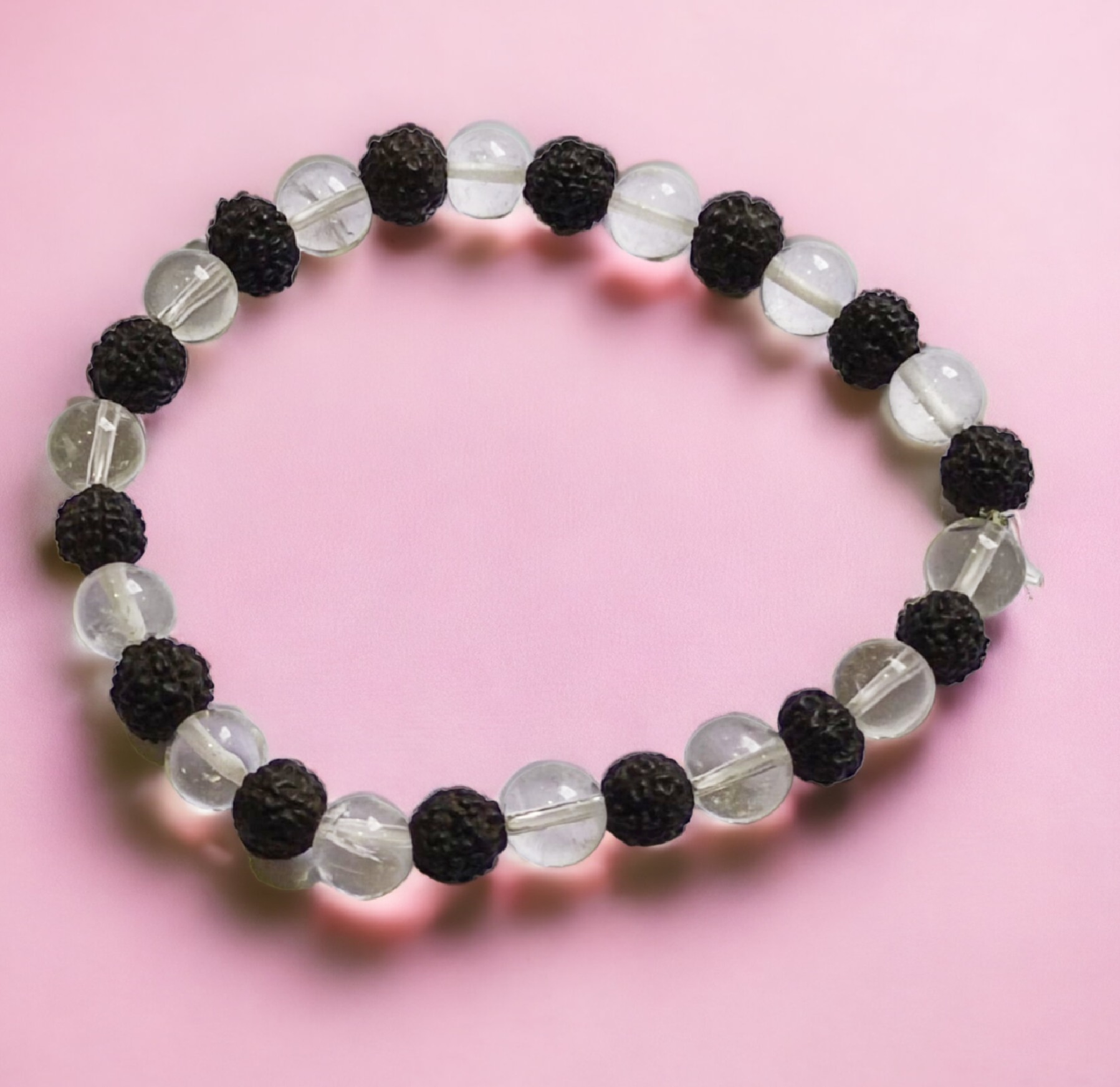 White crystal bracelet | With steel accessories | Eternal wings - Shop  mini-friend Bracelets - Pinkoi